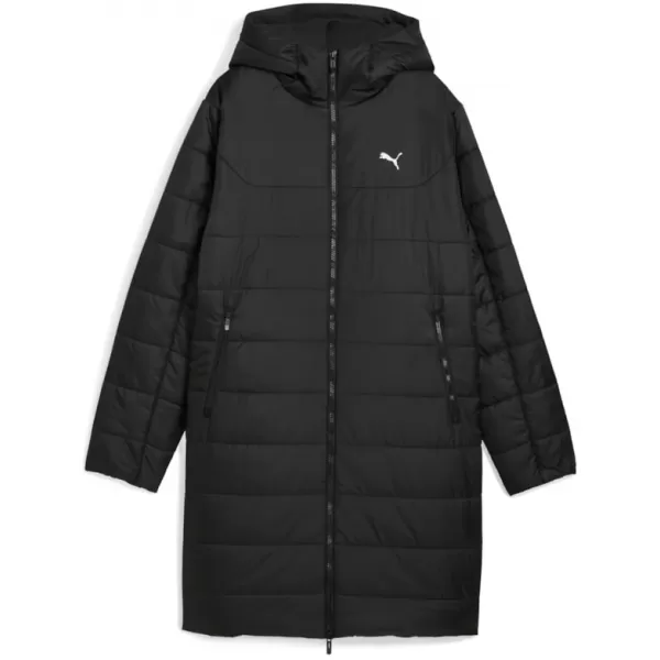  Dámsky kabát PUMA ESS HOODED PADDED PARKA 685232-01 ČIERNA 