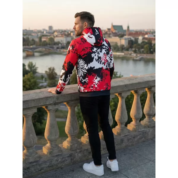  Pánska prémiová funkčná mikina ALTISPORT VOJ/ALM036PL/MI01 ŠKVRNY 
