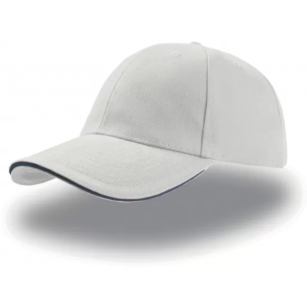  Čiapka ATLANTIS | Liberty Sandwich WHITE/NAVY 