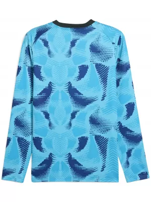 Tričko PUMA TEAMTARGET GK LS JERSEY 706519_02 BRIGHT AQUA / BRIGHT AQUA / PUMA WHITE