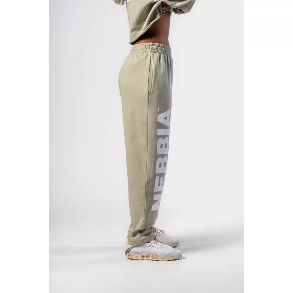  Voľné voľné tepláky BOYFRIEND STYLE 432 SVETLO GREEN Nebbia 