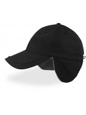 Čiapka ATLANTIS | Techno Flap-S BLACK