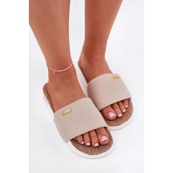  Dámske šľapky BIG STAR RR274A102 BÉŽOVÁ Big Star Shoes 