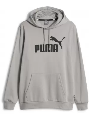 Pánska mikina PUMA ESS NO. 1 LOGO HOODIE FL (S) 682571-44 SIVÁ