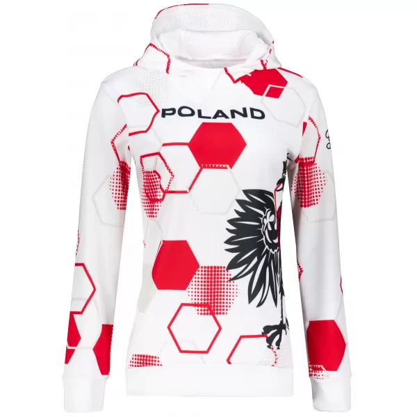  Dámska prémiová funkčná mikina ALTISPORT VOJ/ALW036PL/MI01 HEXA-WH 