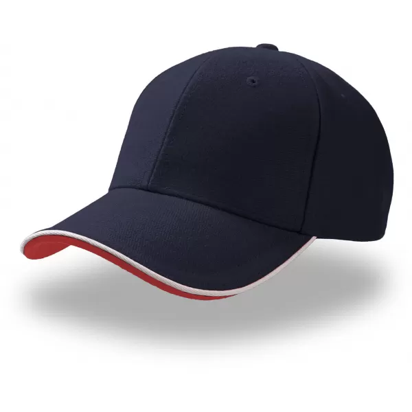  Čiapka ATLANTIS | Pilot Piping Sandwich NAVY/WHITE 