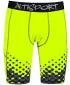 Pánske športové legíny nad kolená premium ALTISPORT VOJ/ALM109LEG02 FLUO ŽLTÁ