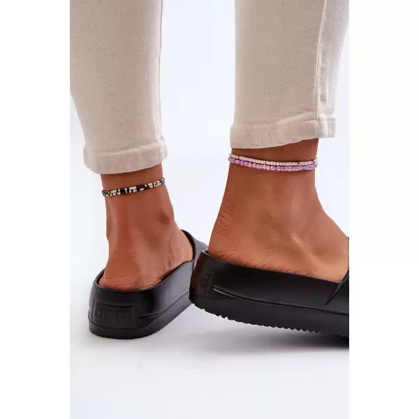  Dámske šľapky BIG STAR NN274A662 ČIERNA Big Star Shoes 