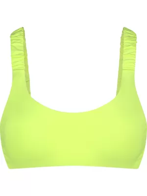 Dámske bikiny - najvyššia časť NORDBLANC NBSSS8209 ŽLTÝ