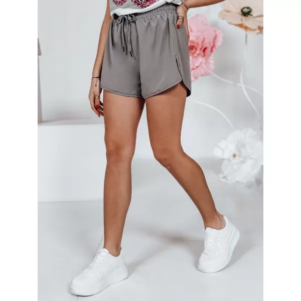  Dámske šortky DSTREET MISSRUN SY0425 TMAVO ŠEDÁ 