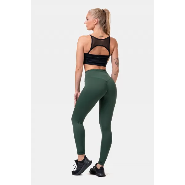  Klasické HERO legíny s vysokým pásom 570 DARK GREEN Nebbia 