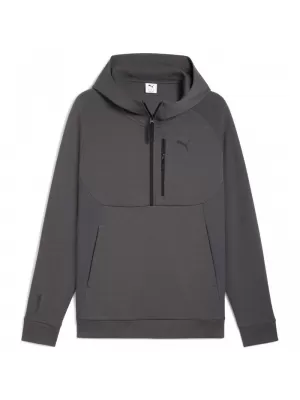 Pánska mikina PUMA TECH HALF ZIP HOODIE 688044-44 SIVÁ