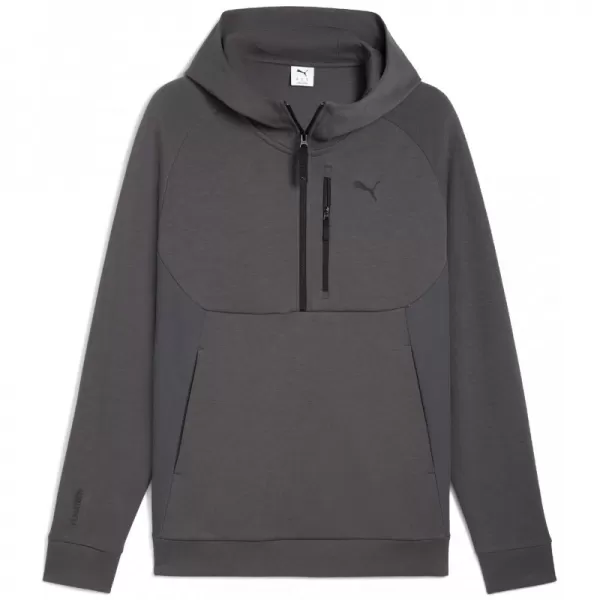  Pánska mikina PUMA TECH HALF ZIP HOODIE 688044-44 SIVÁ 