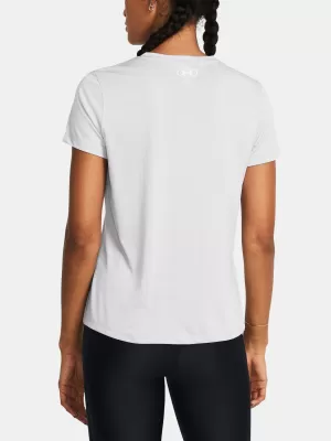 Dámske tričko UNDER ARMOUR TECH SSV- TWIST 1384227-014 SIVÁ