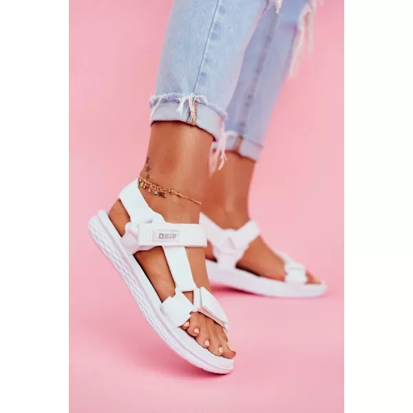  Dámske sandále BIG STAR FF274A603 BIELA ​​Big Star Shoes 