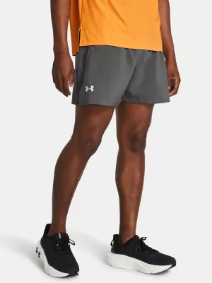 Pánske šortky UNDER ARMOUR LAUNCH 5'' SHORTS 1382617-025 SIVÁ