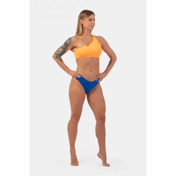  Oranžový vrchný diel bikín Bandeau na jedno rameno - Top 449 ORANŽOVÝ Nebbia 