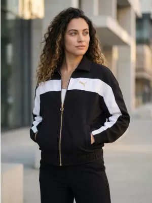 Dámska bunda PUMA T7 RELAXED TRACK JACKET 632137-01 ČIERNY