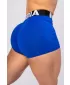 Fitness šortky s vysokým pásom GLUTE PUMP 240 BLUE Nebbia