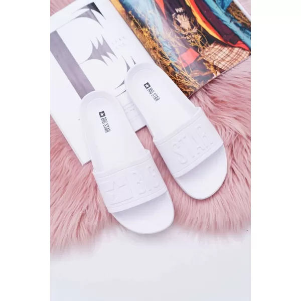  Dámske šľapky BIG STAR DD274A268 BIELA ​​Big Star Shoes 