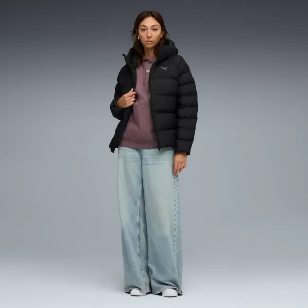  Dámska bunda PUMA MONO HOODED JACKET 688385-01 ČIERNA 
