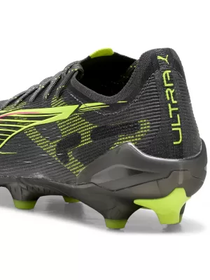 Topánky PUMA ULTRA 5 ULTIMATE FG 108159_03 ZASIAHNUTÉ STRIEBORNÉ /ŽLTÉ /SLNKO