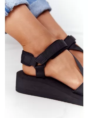 Dámske sandále BIG STAR FF274A349 ČIERNA Big Star Shoes