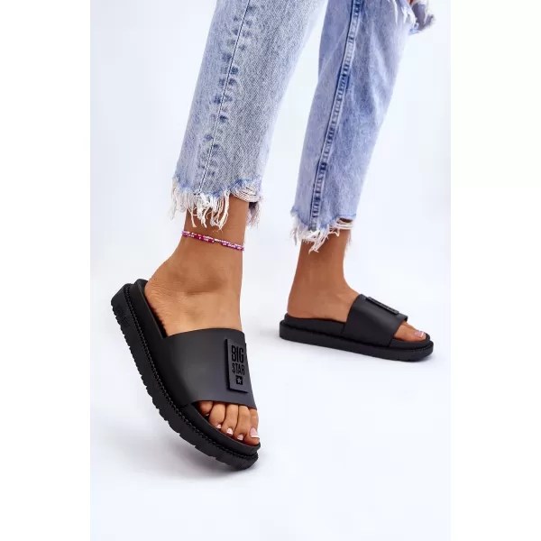  Dámske šľapky BIG STAR LL274429 ČIERNA Big Star Shoes 