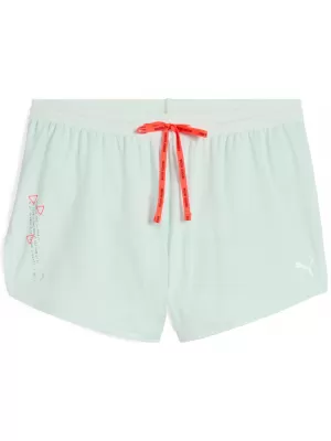 Dámske šortky PUMA EVRYDAY KNIT 3 SPLT SHRT ?W 526664_50 POKOJNÁ MODRÁ