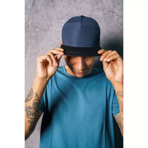  Čiapka ATLANTIS | Bank Five-S NAVY/BLACK 