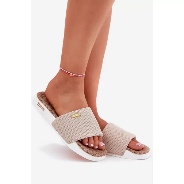  Dámske šľapky BIG STAR RR274A102 BÉŽOVÁ Big Star Shoes 