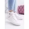Dámske kožené členkové topánky BIG STAR V274541FW Biela Big Star Shoes