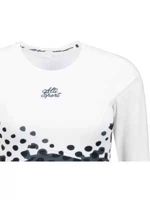 Dámsky funkčný prémiový crop top ALTISPORT VOJ/ALW109TR04 ČIERNOBIELY