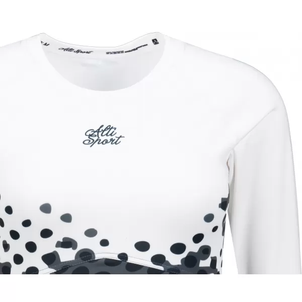  Dámsky funkčný prémiový crop top ALTISPORT VOJ/ALW109TR04 ČIERNOBIELY 