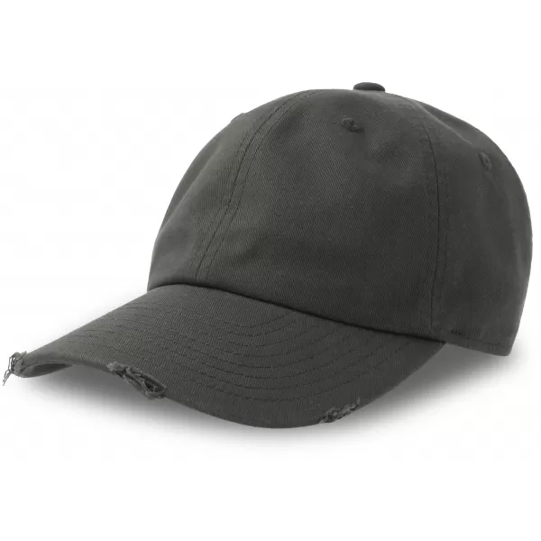  Čiapka ATLANTIS | Dad Hat Destroyed-S DARK GREY 