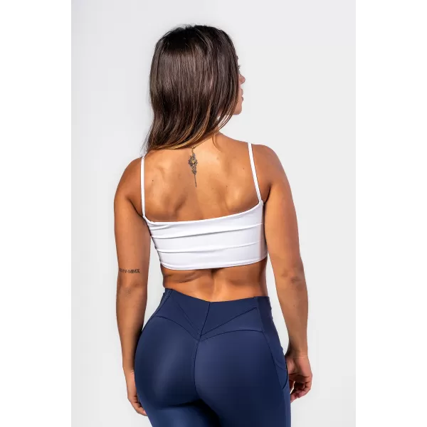  Bandeau podprsenka BACK CHECK 612 WHITE Nebbia 