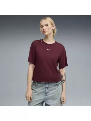 Tričko PUMA ESS RELAXED TEE 684971-96 ČERVENÝ