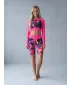 Dámsky funkčný prémiový crop top ALTISPORT VOJ/ALW110TR04 RUŽOVO ČIERNA