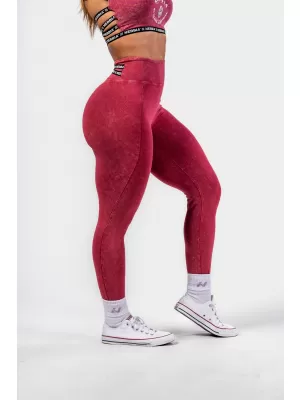 Oprané legíny s vysokým pásom LEGACY 777 RED Nebbia