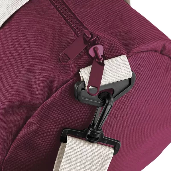 | BG 140 BURGUNDY/OFF WHITE BagBase 
