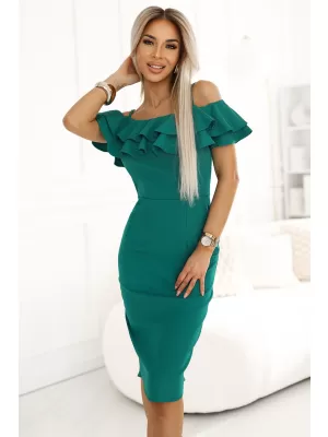 Šaty NUMOCO CARMEN 599-2 KAKI