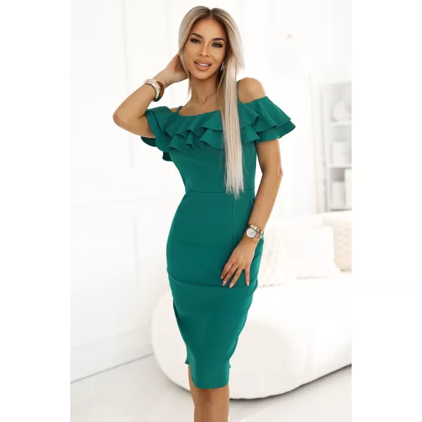  Šaty NUMOCO CARMEN 599-2 KAKI 