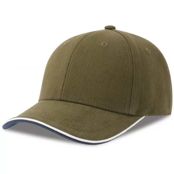  Čiapka ATLANTIS | Pilot Piping Sandwich-S OLIVE 