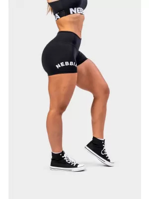 Klasické šortky HERO s vysokým pásom 582 BLACK Nebbia