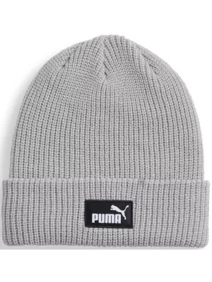 Čepice PUMA ESS HIGH CROWN BEANIE 026410-02 ŠEDÝ