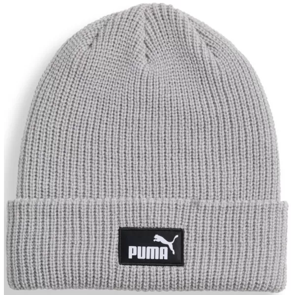  Čepice PUMA ESS HIGH CROWN BEANIE 026410-02 ŠEDÝ 