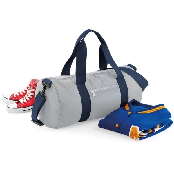  | BG 140 LIGHT GREY/FRENCH NAVY BagBase 