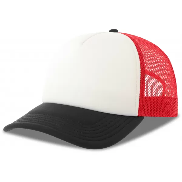  Čiapka ATLANTIS | Rapper-S WHITE/RED/BLACK 