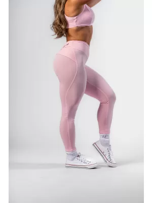 Formujúce legíny s pásom v tvare V STRONG BEAUTY 425 PINK Nebbia