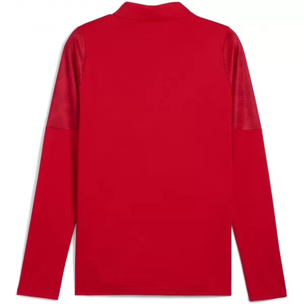  Sako PUMA TEAMCUP TRAINING JACKET 659165_01 PUMA RED/PUMA STRIEBRO 